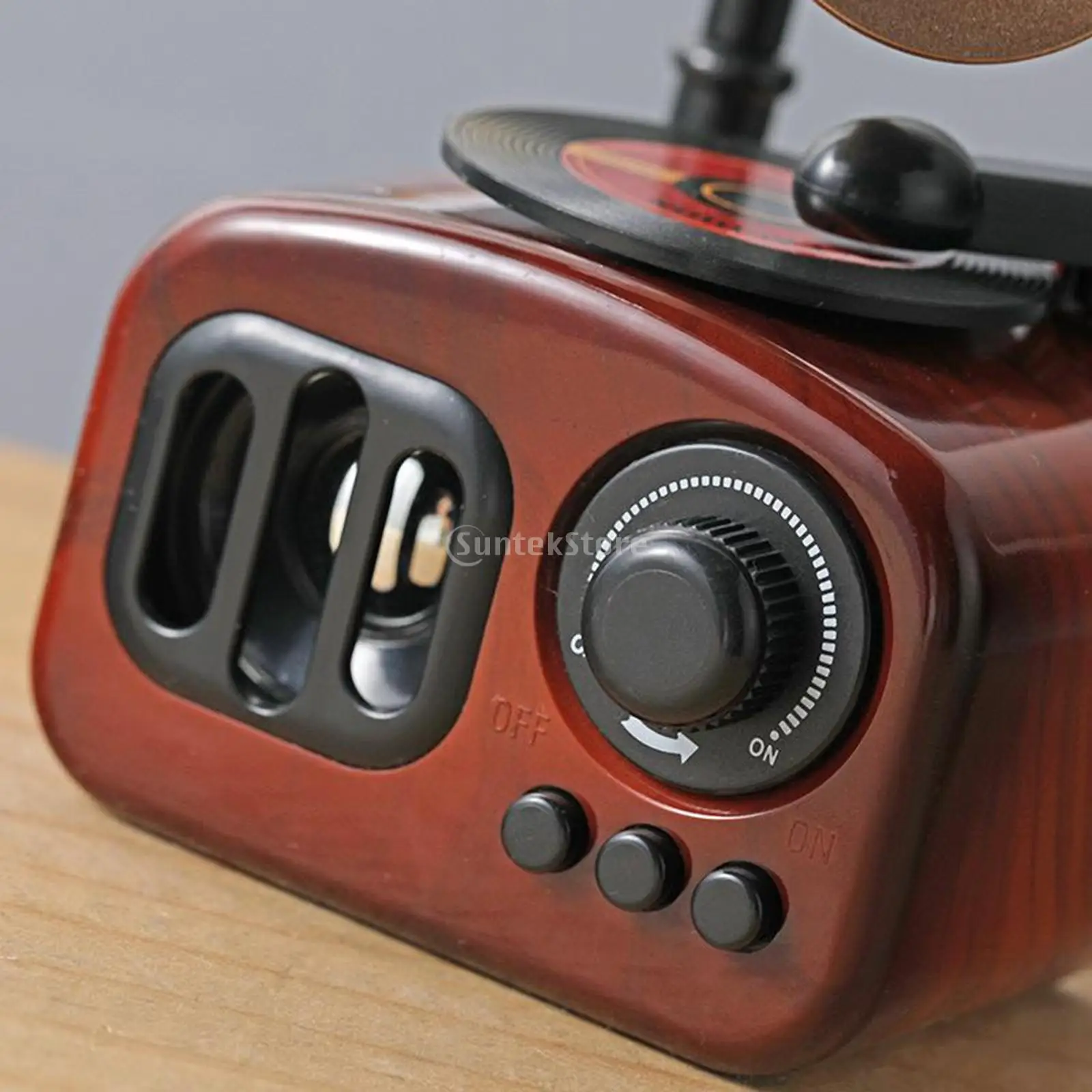 Музыкальная шкатулка в форме ретро-фонографа классический художественный декор