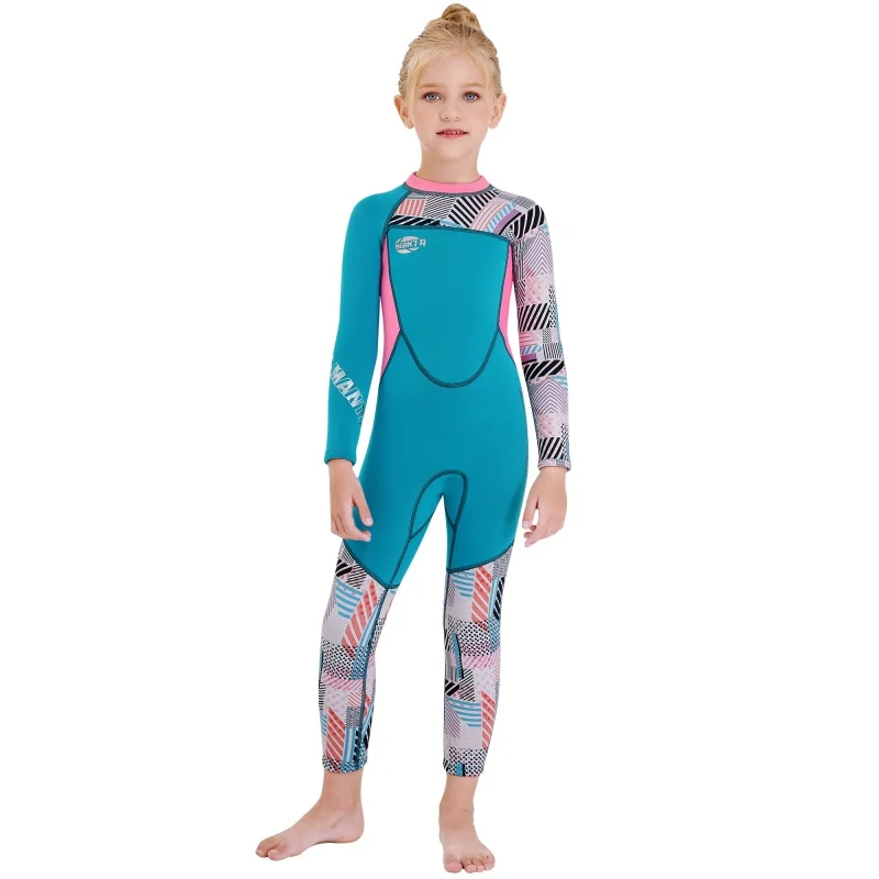 Гидрокостюмы дети водолазный костюм 2 5 мм неопрены гидрокостюм для детей