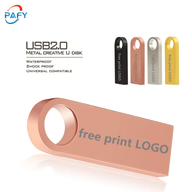 

Usb-флеш-накопитель металлический водонепроницаемый, 64-8 ГБ, с логотипом