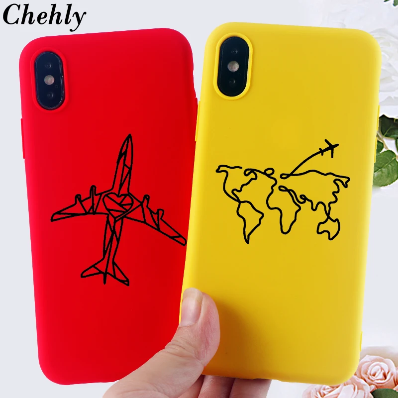 chehly funny phone case for iphone 6s 7 8 11 plus pro x xs max xr se cartoon cases soft silicone fitted tpu accessorie cover free global shipping