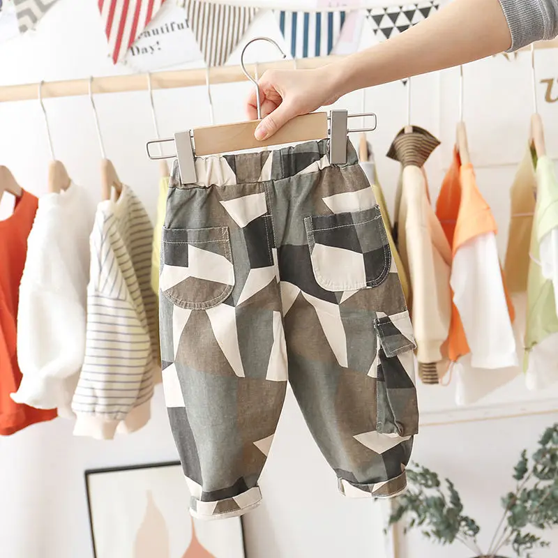 Штаны для мальчиков штаны детей детская весенне-осенняя одежда маленьких