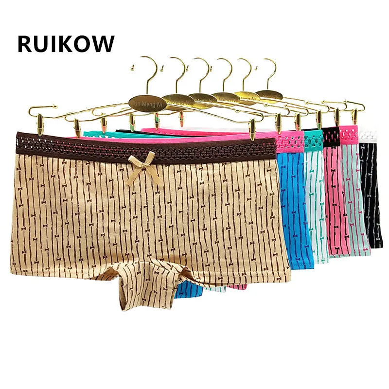 6 шт до середины талии Женский нижнее бельё для мальчиков шорты белье модная с