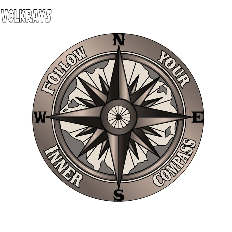 

Забавная Автомобильная наклейка Volkrays, следуйте вашим внутренним фотоэлементам, Высококачественная ПВХ наклейка для Kia Rio 3 Mustang Kia Ceed,12 см * 12 ...