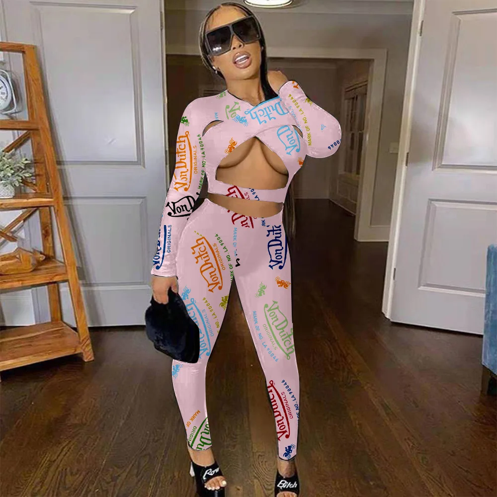 Весна-Осень 2022 новый сексуальный ночной клуб EWSFV Модный повседневный топ с