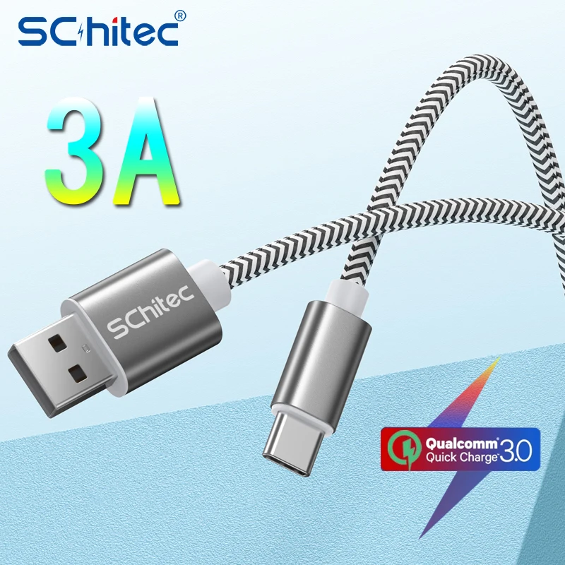 

Кабель Schitec 3A USB Type-C Micro USB для быстрой зарядки мобильный телефон, зарядное устройство для Android, шнур Type-C для Huawei Mate 40, Xiaomi, Samsung