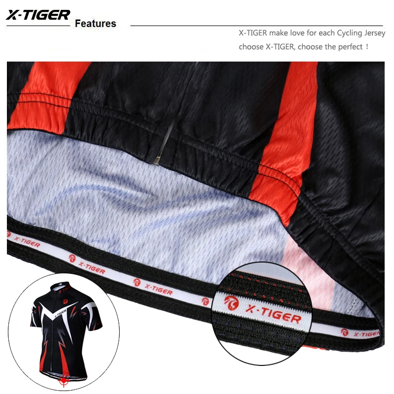 X-Tiger Pro майки для велоспорта Ropa Ciclismo Одежда для горного велосипеда быстросохнущая Мужская одежда для гонок МТБ спортивная одежда