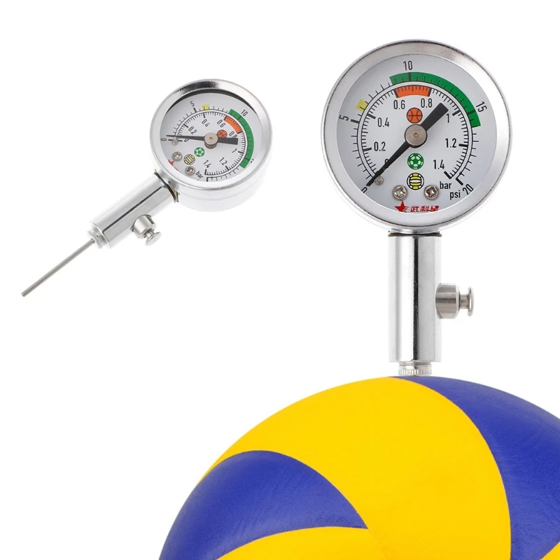 Манометр для футбольных мячей воздушные часы барометры футбола волейбола