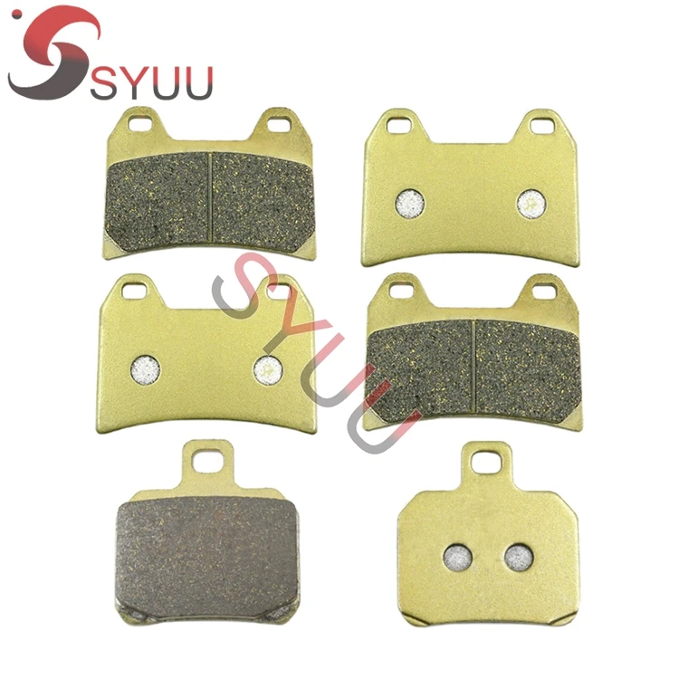 Мотоциклетные медные полуметаллические передние и задние тормозные колодки для