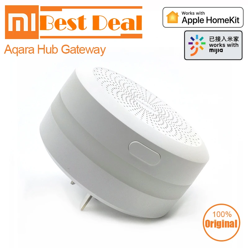 Xiao mi Aqara Hub Gateway 2 Новая версия работает с датчиком человеческого тела беспроводной переключатель homekit mi jia mi Home APP управление Android iOS
