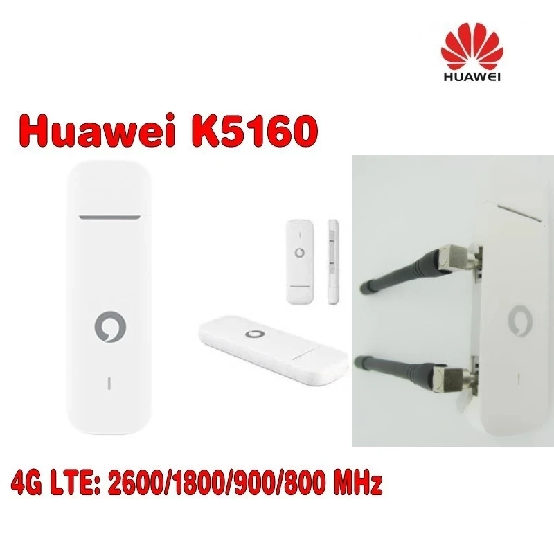 Unlocked K5160 Vodafone 4G LTE USB Dongle USB Stick Data Card With SIM Card Slot 4g Dongle Android Huawei Modem