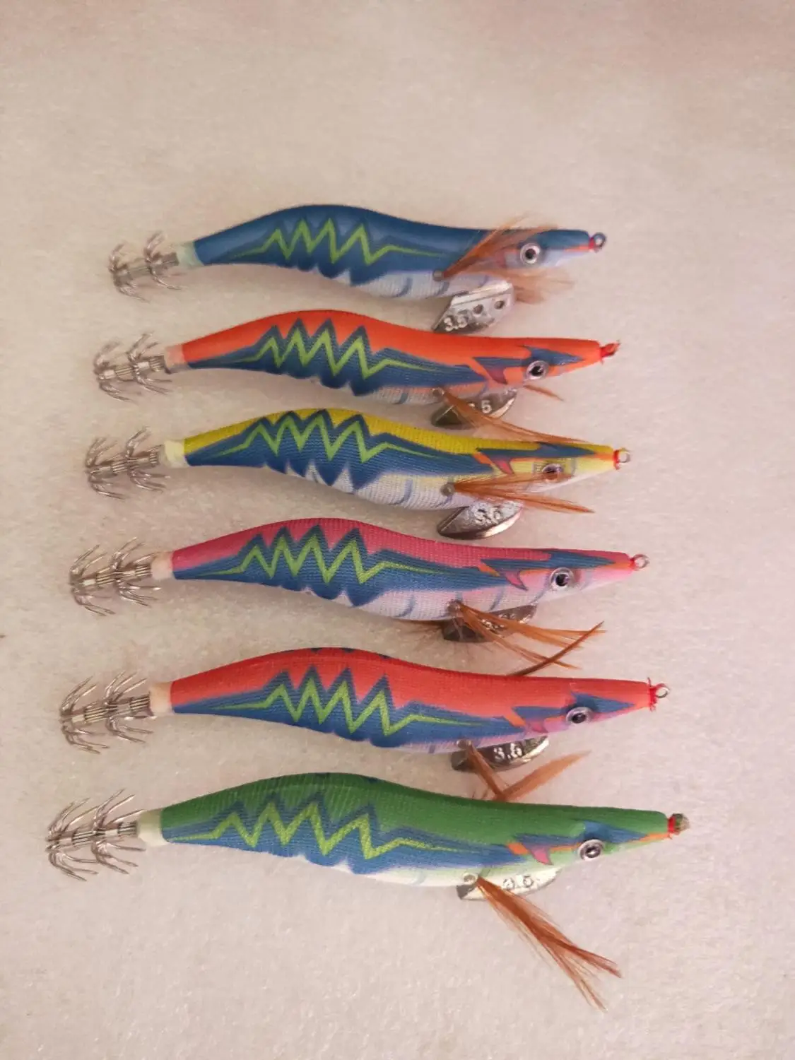 MR OCTOPUS 18 шт. рыболовный крючок приспособления для кальмаров крючки . Рыболовная