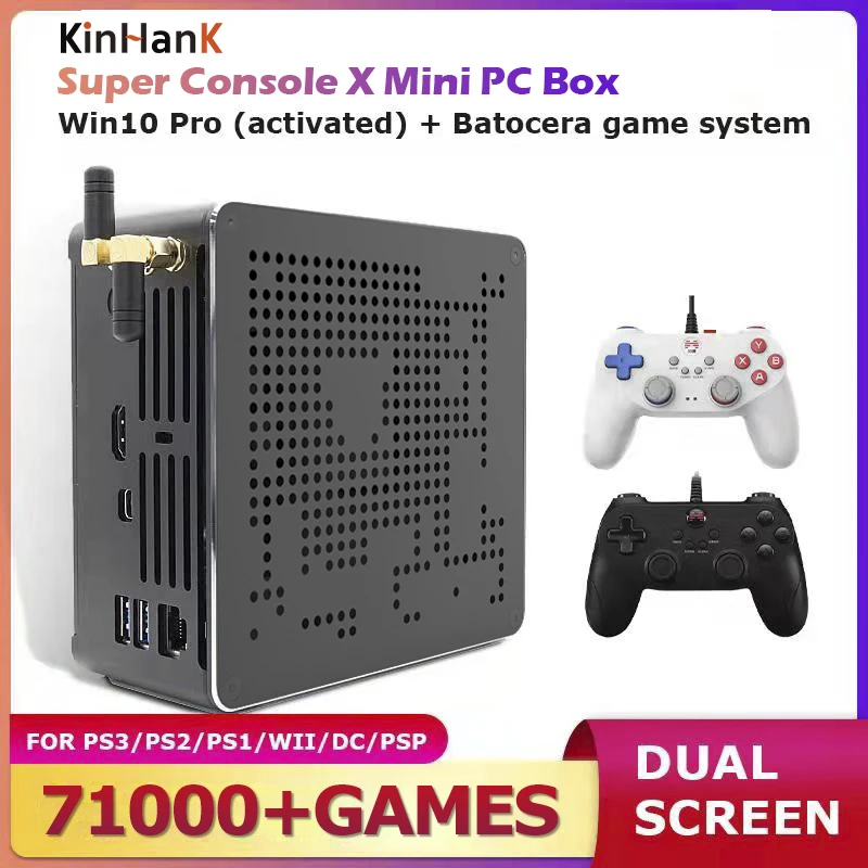

Super Console Box WIFI Retro Video Game Console Windows 10 Pro With 63000 Game Mini Console 4K HD For PS2/WII/WIIU/GAMECUBE