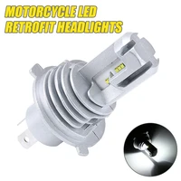 1pc h4 9003 hb2 led chip bulb hilo beam light motorcycle scooter truck headlight high power m4 6000k white lamp blub