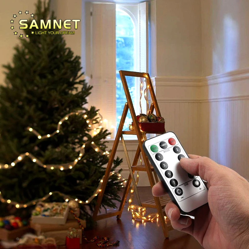 Новогоднее и Рождественское украшение светодиодная гирлянда из медной