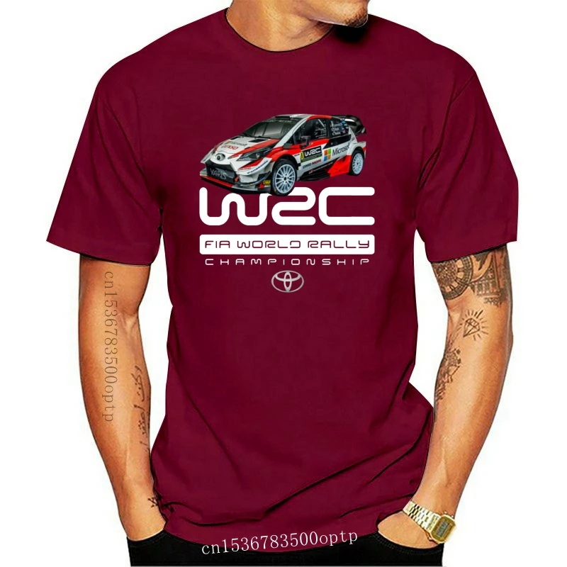 

Новинка, футболка Toyota2 Gazoo Racing Wrt Wrc, гоночная футболка 2021 Fia World Rally Champ, Черная Мужская футболка на заказ