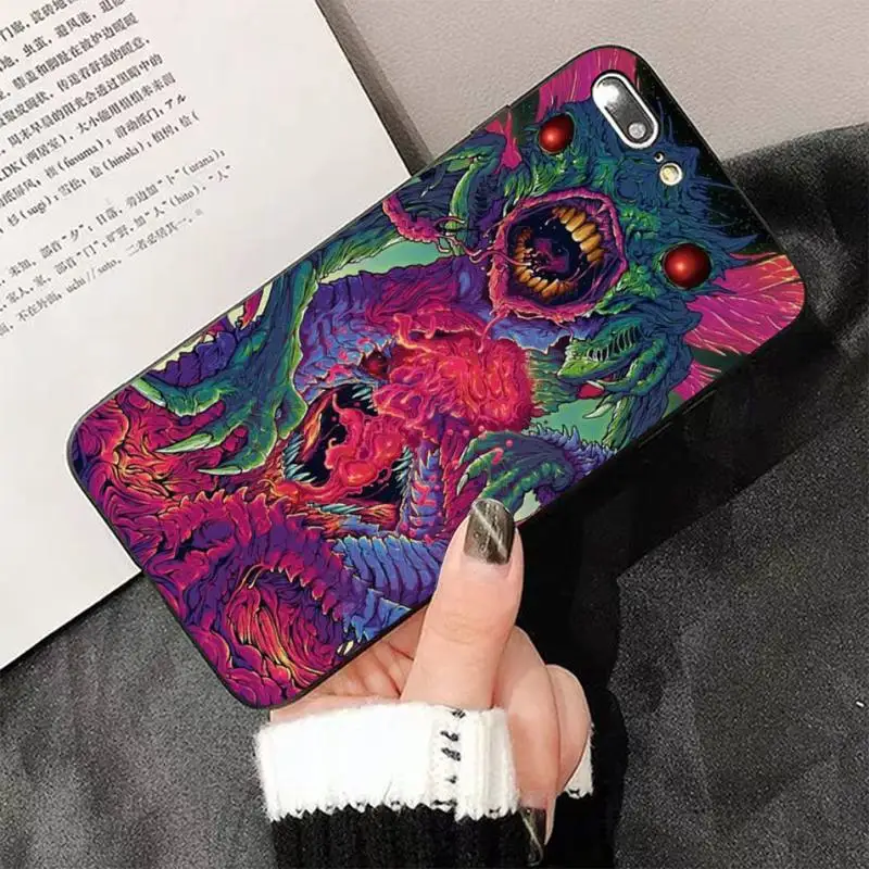 TOPLBPCS Hyper Beast Cs go черный чехол для телефона Корпус iPhone 8 7 6 6S Plus X 5 5S SE 2020 XR 11 pro XS