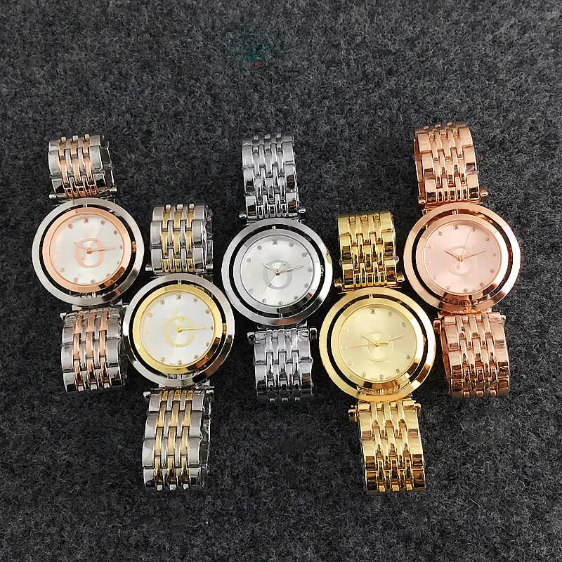 New Stainless Steel Men Women Couples Quartz Watches Fashion Luxury Jewelry Gift Precision Temperament Charm Generous