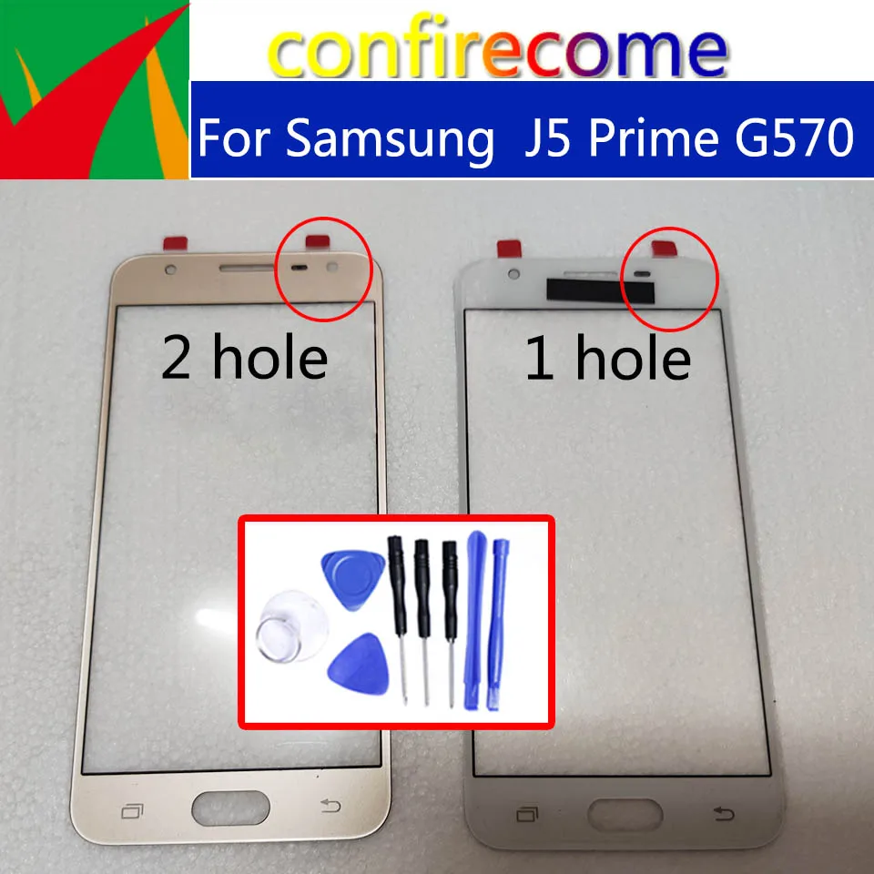 Для Samsung Galaxy J5 Prime G570 G570F G570DS G570Y замена LCD Передний сенсорный экран Стекло Внешний
