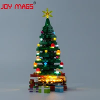 joy mags led light kit for 40338 christmas tree building blocks set decorative accessories