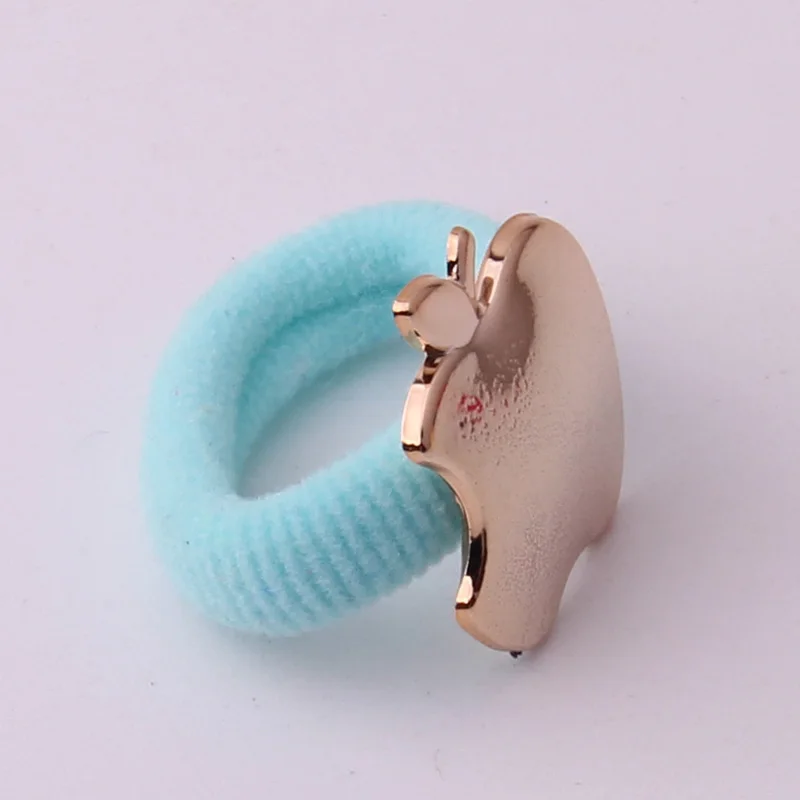 FQ027 модные милые маленькие резинки для волос высококачественные хлопковые