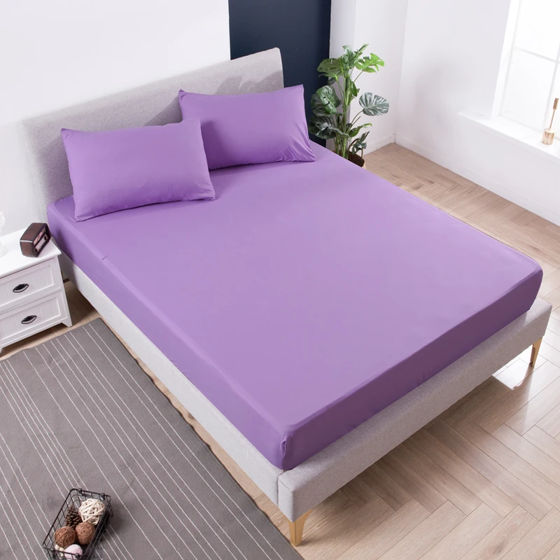 1 шт. 100% шлифовальный супер мягкий сплошной цвет Натяжной лист Sabanas наматрасник