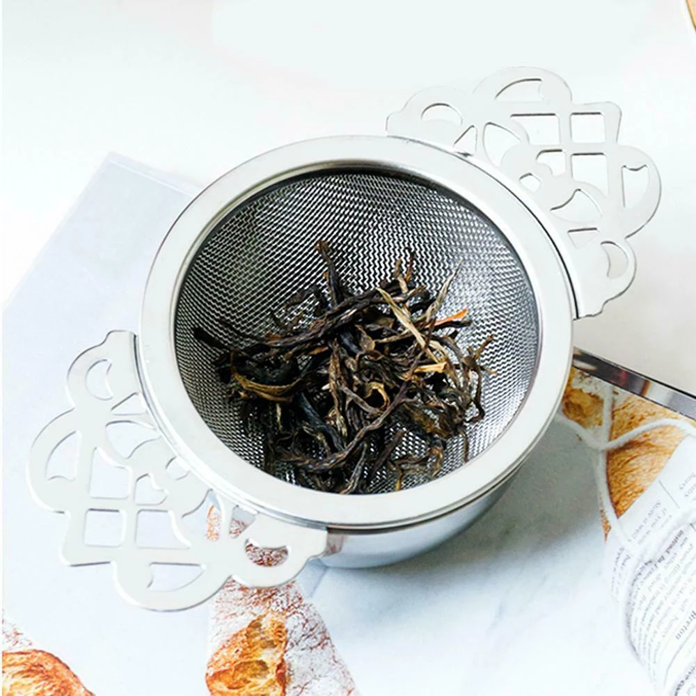 Ситечко для чая из нержавеющей стали с капельной чашей легко Чистящая свободная