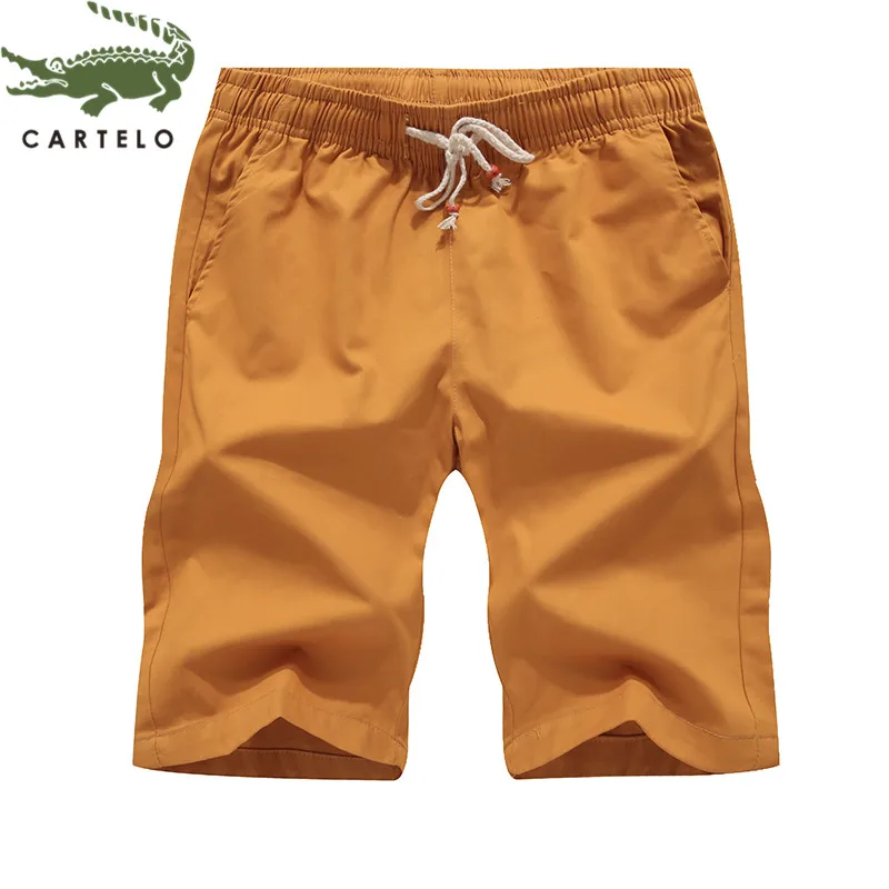 Шорты CARTELO мужские прямые модные дышащие удобные повседневные однотонные летняя
