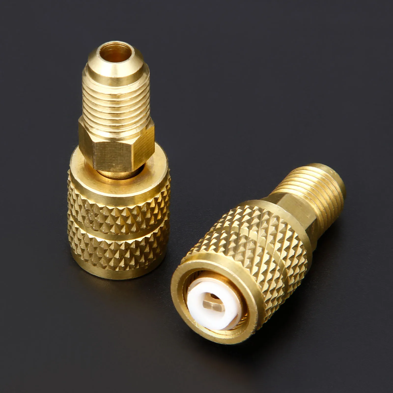 Прямой адаптер R410A 2 шт. гнездовой разъем от 1/4 &quotПапа до 5/16&quot для R410a Mini сплит