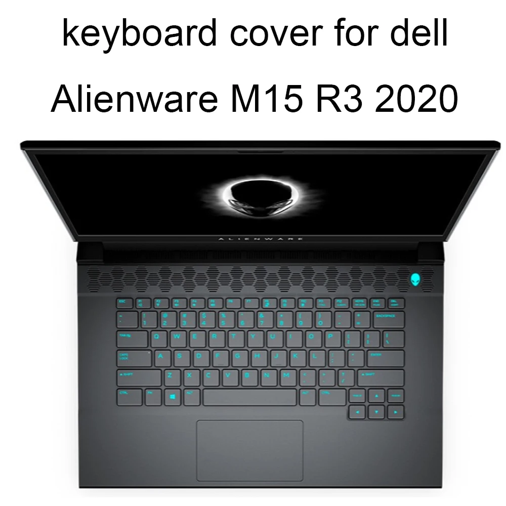 

M15 Keyboard Covers for Dell Alienware M15 M17 R3 R2 2020 US Enter laptop dust protector cover silicone skin clear low price