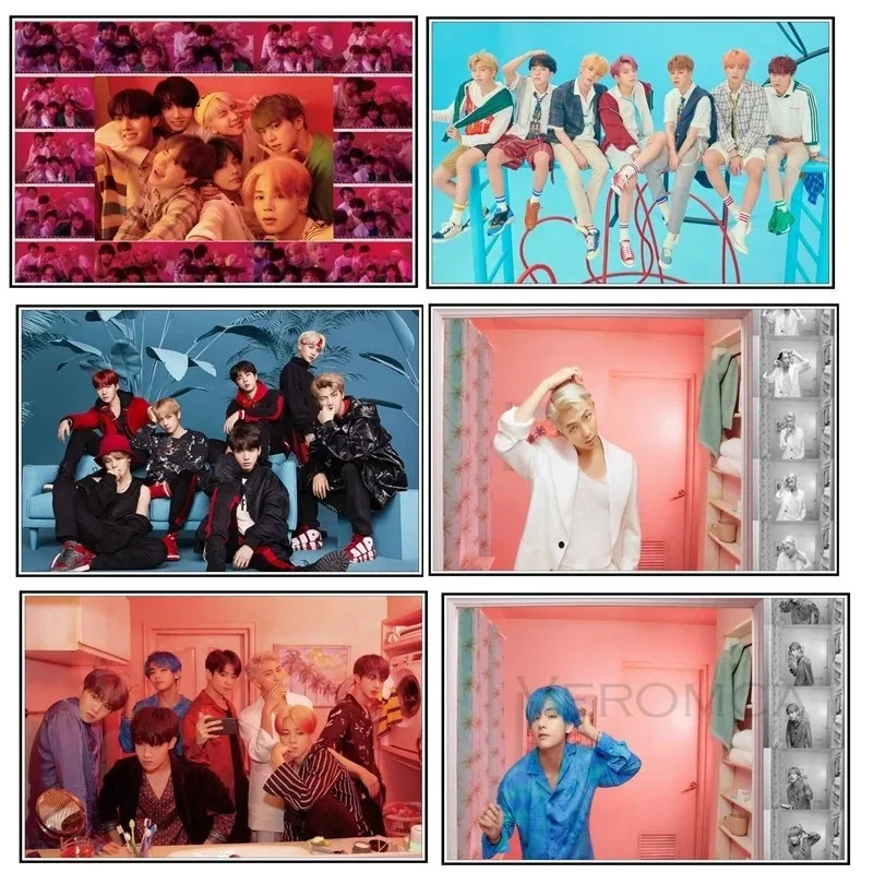 

Canvas Painting Kpop Poster Fashion Canvas Print Wall Art Modern Korean Boy Wall Picture for Bedroom Living Room Home Decor Gift