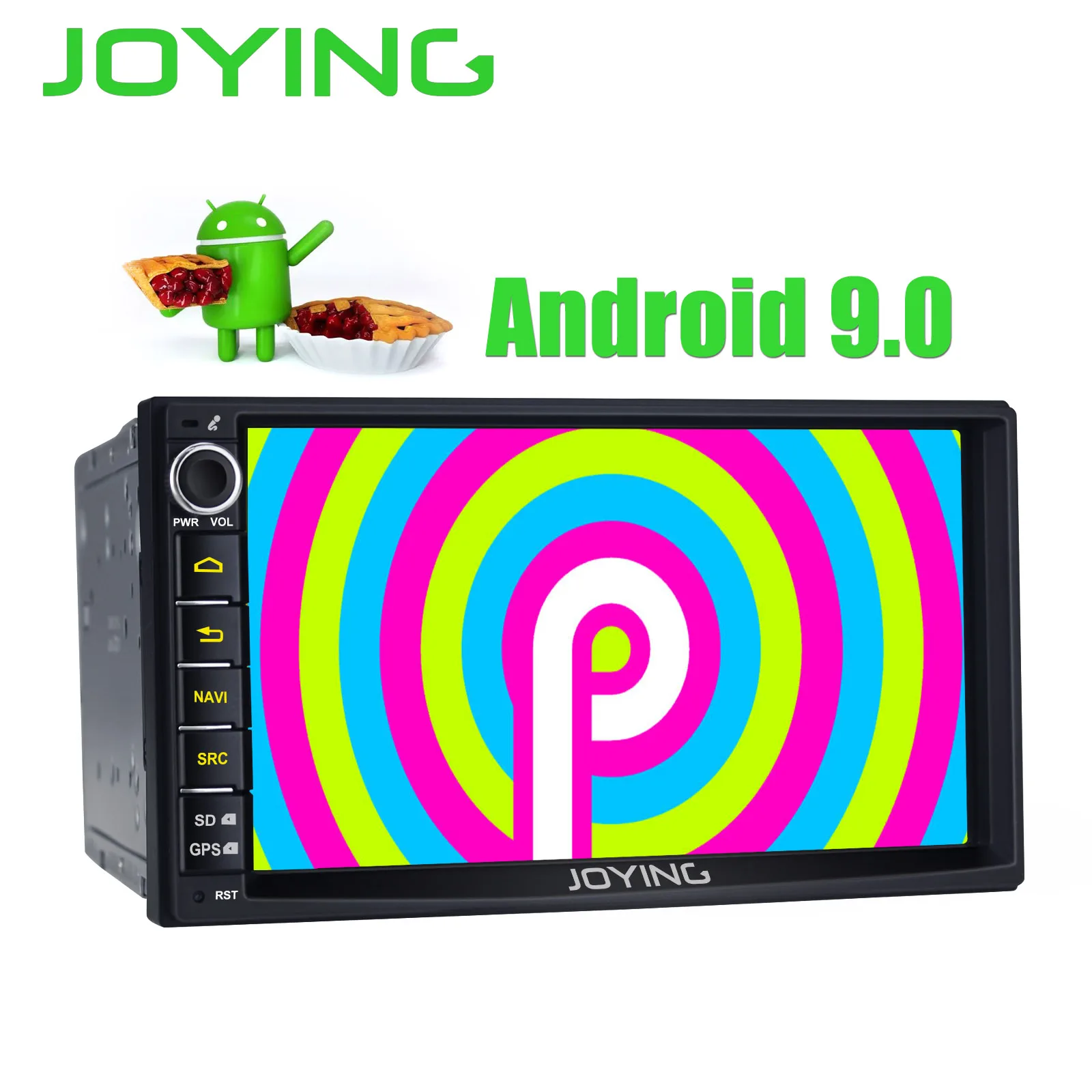 JOYING 2 din Android 9,1 unversal " HD wifi Автомобильный Радио плеер DSP зеркальное соединение головное устройство SWC сплит-экран autradio gps-навигация