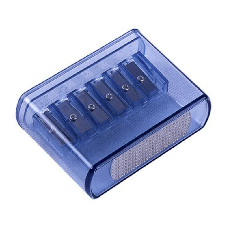 

6 Holes Sketch Pencil Sharpener Charcoal Pencil Sharpener with Lead Grinder, Student Art Pencil Cutter, Pencil Sharpener