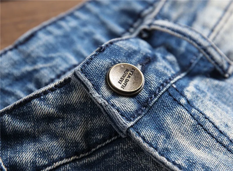 

New Summer Denim Shorts Male Jean Short Homme Jogger Ankle Embroidery Jeans Men