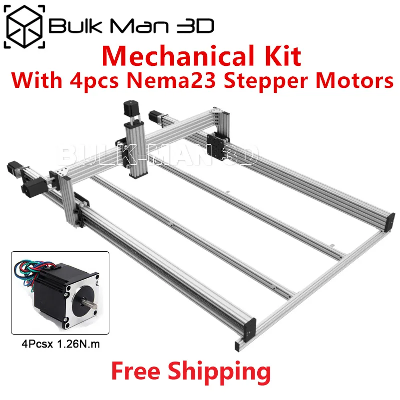Высокоточный ведущий фрезерный станок с ЧПУ механический комплект 4 шт. 1.26N.m Nema23