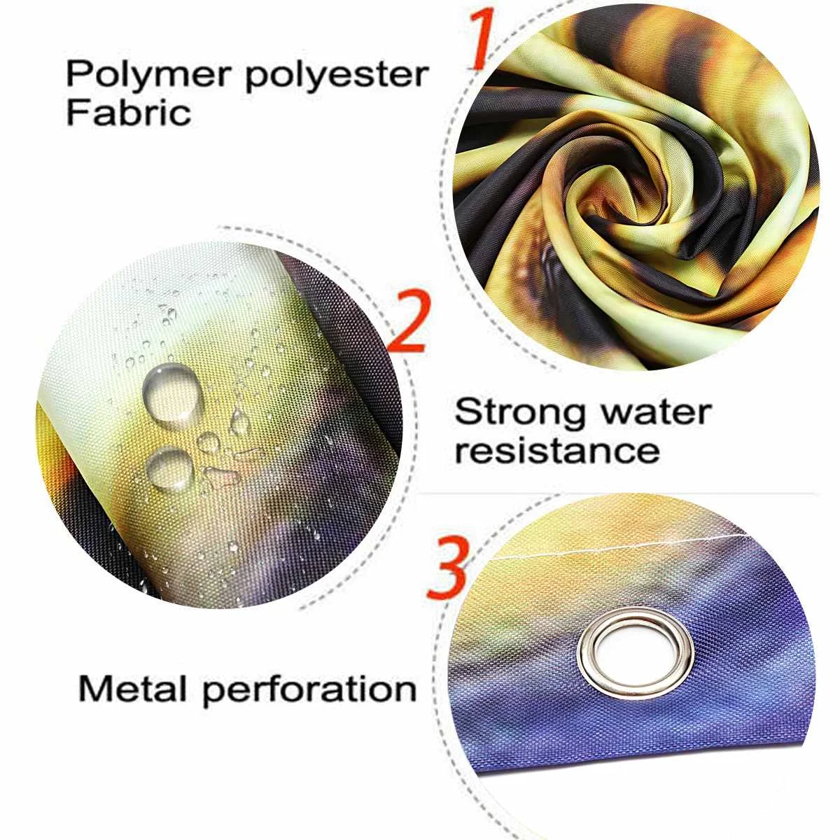 Водонепроницаемая шторка для душа из полиэстера с леопардовым принтом основа +