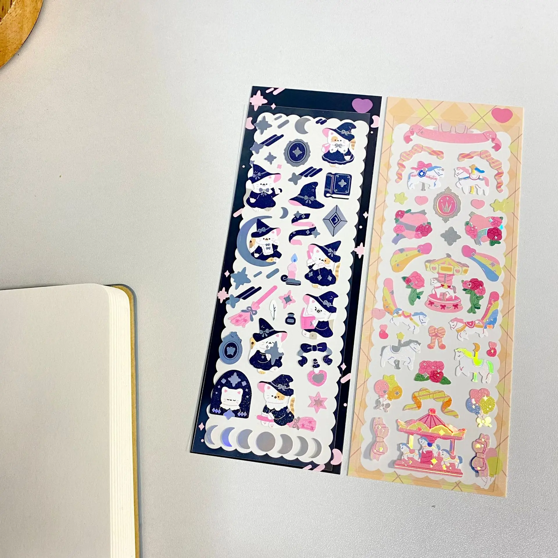 Корейский Ins милый мультяшный парк развлечений лазерные блестки фотография