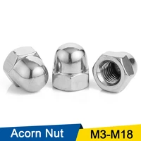 senyu 550pcs acorn cap nut m3 m4 m5 m6 m8 m10 m12 m14 m16 m18 stainless steel decorative cap nuts caps covers
