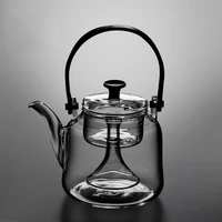 700ml heat resistant glass steaming teapot boiling household glass burning water bubble teapot puer flower boiling kettle