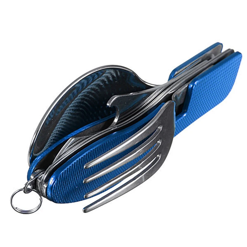 2 в 1 походная охотничья ложка и вилка для кемпинга армейский нож Портативный