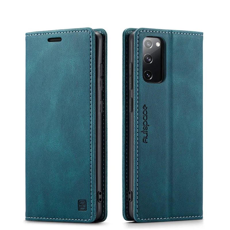 

For Samsung S20 FE 5G Case Leather Vintage Phone Case On Samsung S20 Ultra S20 Plus S20FE Case Flip Wallet Cover S 20 Bags Coque