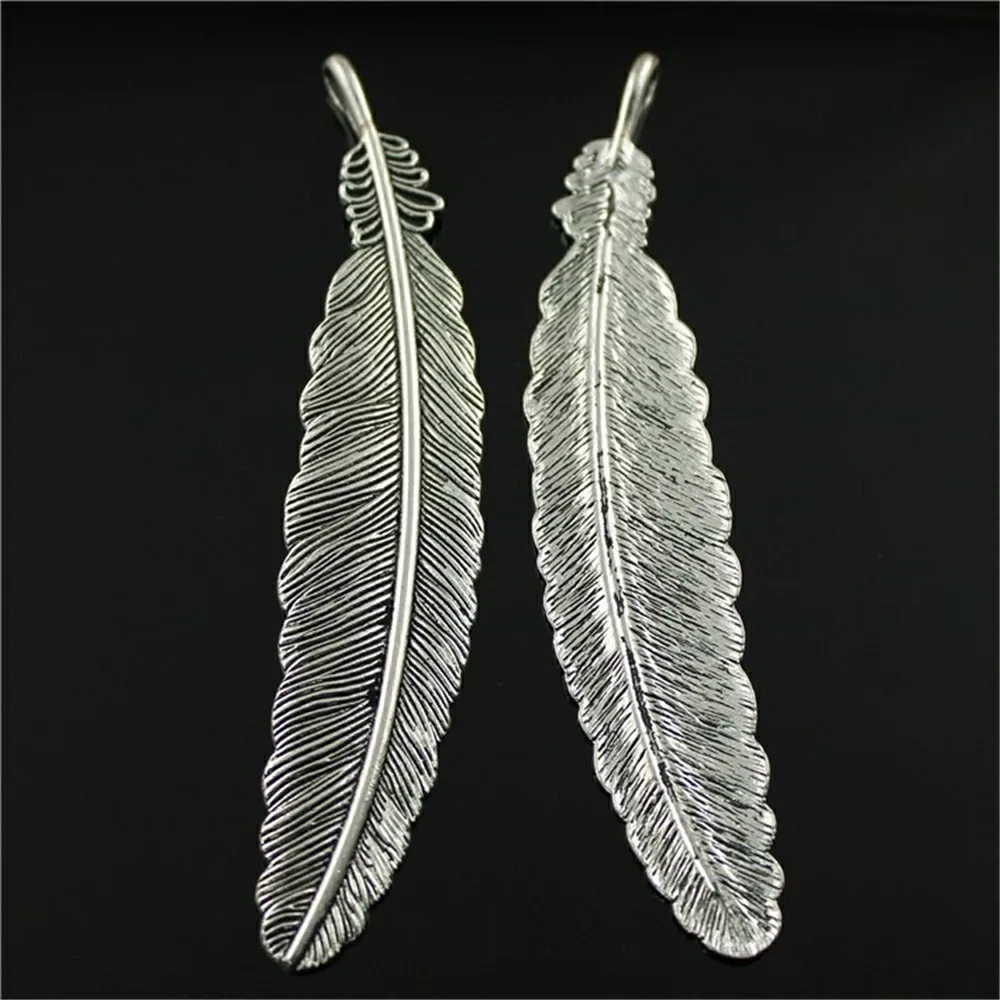 4 шт. 3 вида цветов Подвески с перьями большой кулон большим пером подвески 106