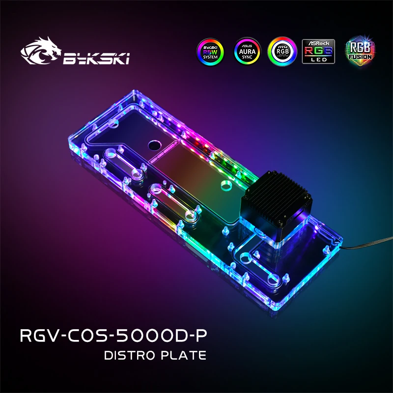 Bykski для CORSAIR 5000D комплект чехлов компьютера набор пластин ЦП/ГП блок водяного