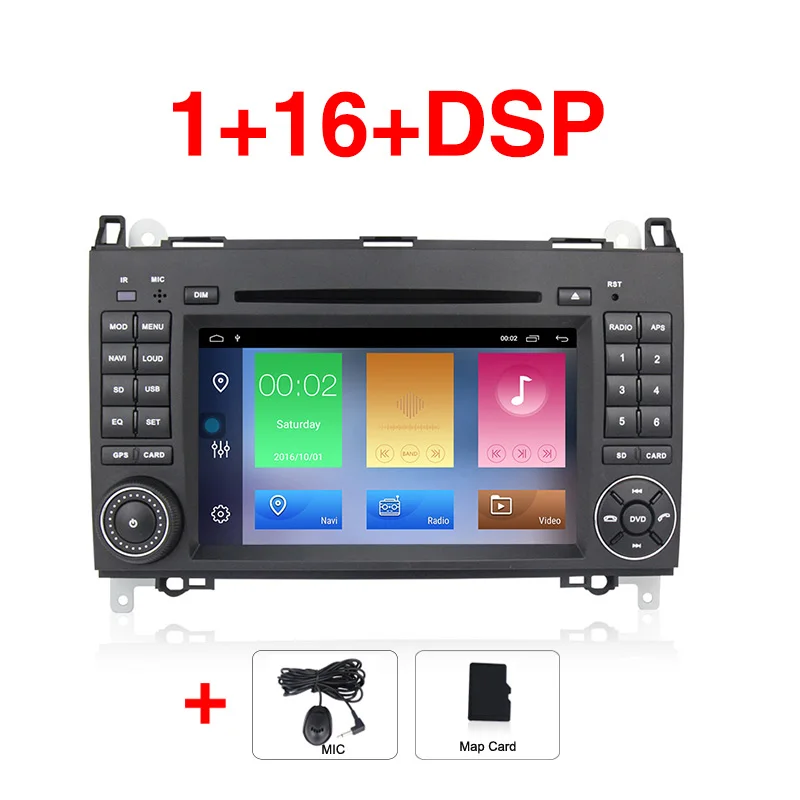 HD Android 9,1 Авто Радио автомобильный DVD gps головное устройство для Mercedes Benz B200 B класс W169 W245 Viano Vito W639 Sprinter W906 Bluetooth - Цвет: 16G