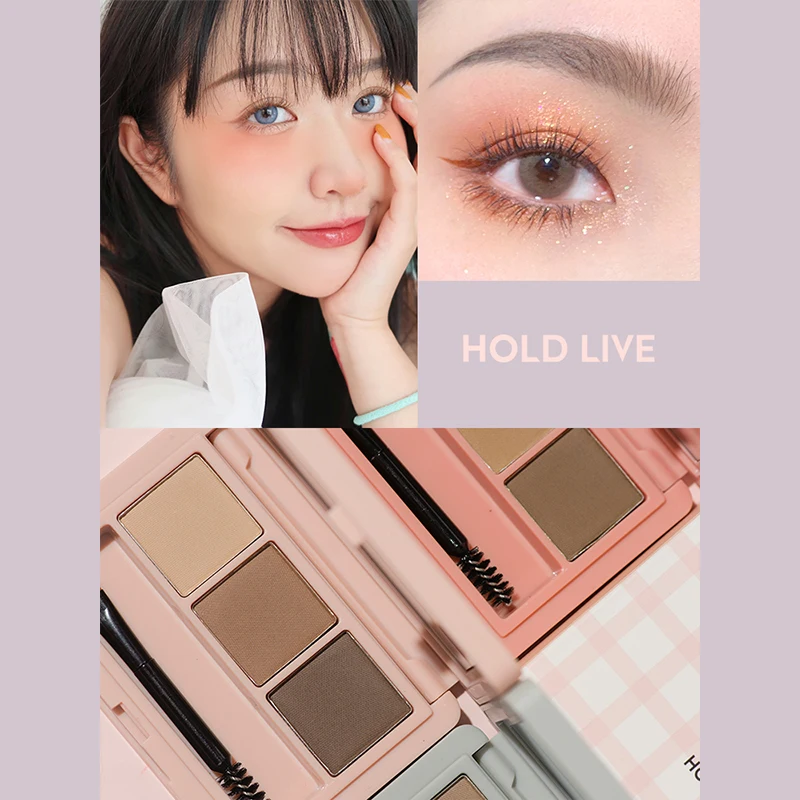 

Eyebrow Powder Palette Velvet Waterproof Natural Makeup No Smudging Eyebrow Powder Eyebrow Cosmetic Brush Make Up Tools TSLM1