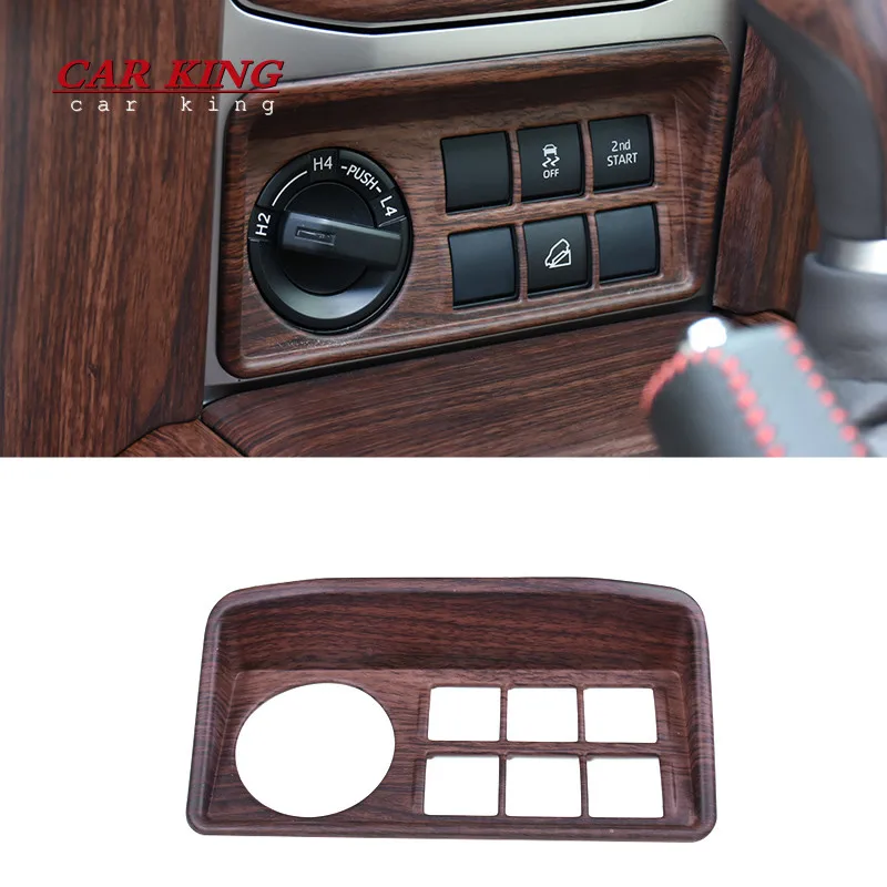 

Car central Cigarette lighter cover interior decoration styling parts accessories 2018-2020 for Toyota land cruiser Prado 150