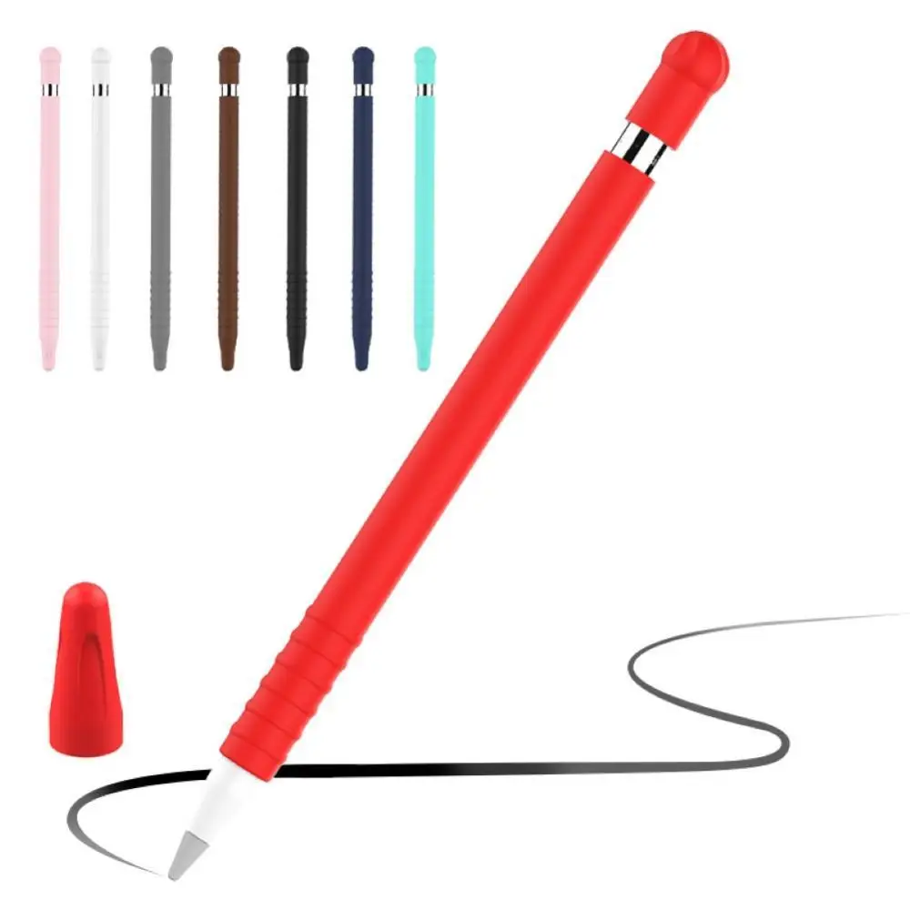 

Stylus Pen Protective Cover Silicone Solid Color Pen beschermende Case for Apples Pencil