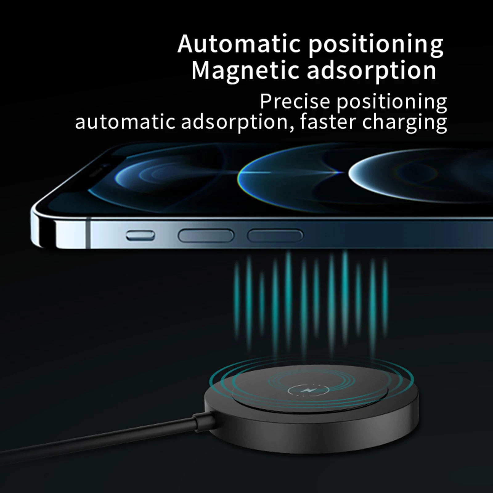

15W Fast Magnetic Wireless Charger Stand QI Charging For iPhone 12 Pro 12 Mini 12 Pro Max 12 Fast 20W EU UK Plug Charge