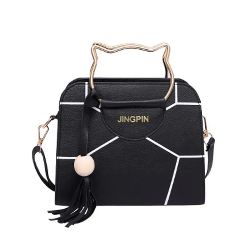 Модная женская дизайнерская сумка с кисточками на плечо Маленькая верхней