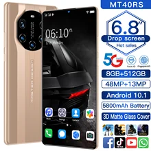 Sailf mt40 android 10.0 telefone móvel 6.8 ffhd + 48mp triplo câmera 12g ram 512gb rom smartphone 4g gsm global (4)