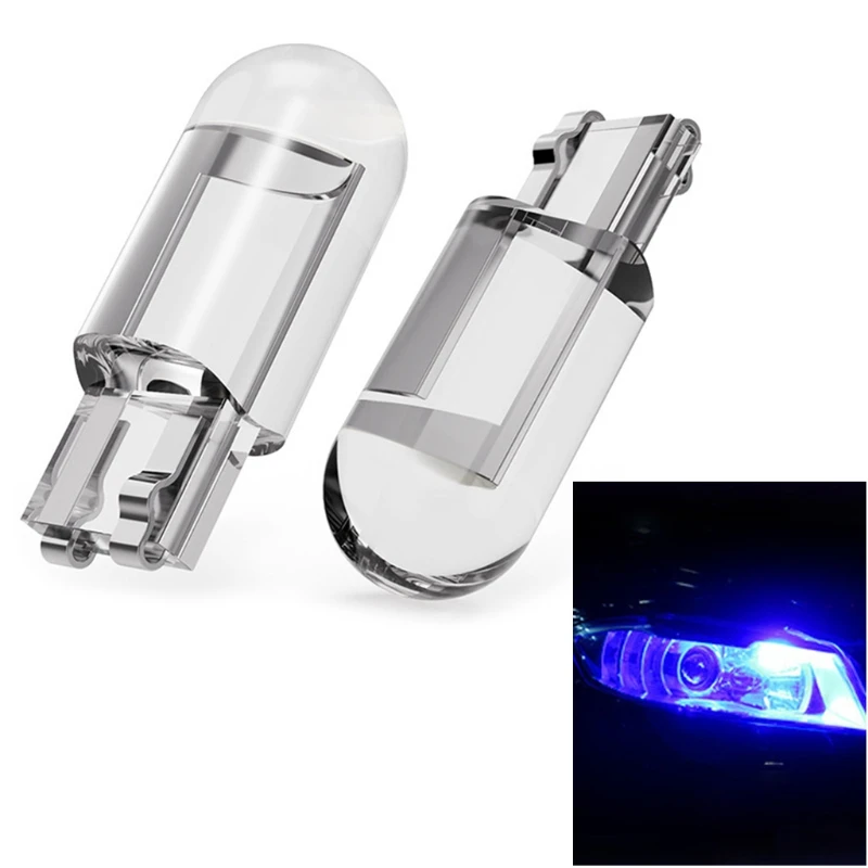 

10Pcs Car LED T10 W5W COB Reading Dome Lamp Marker Light Wedge Lights License Plate Bulbs
